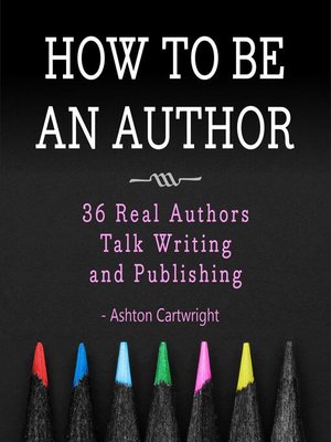 cover image of How to be an Author